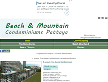 Tablet Screenshot of beachmountaincondo.com